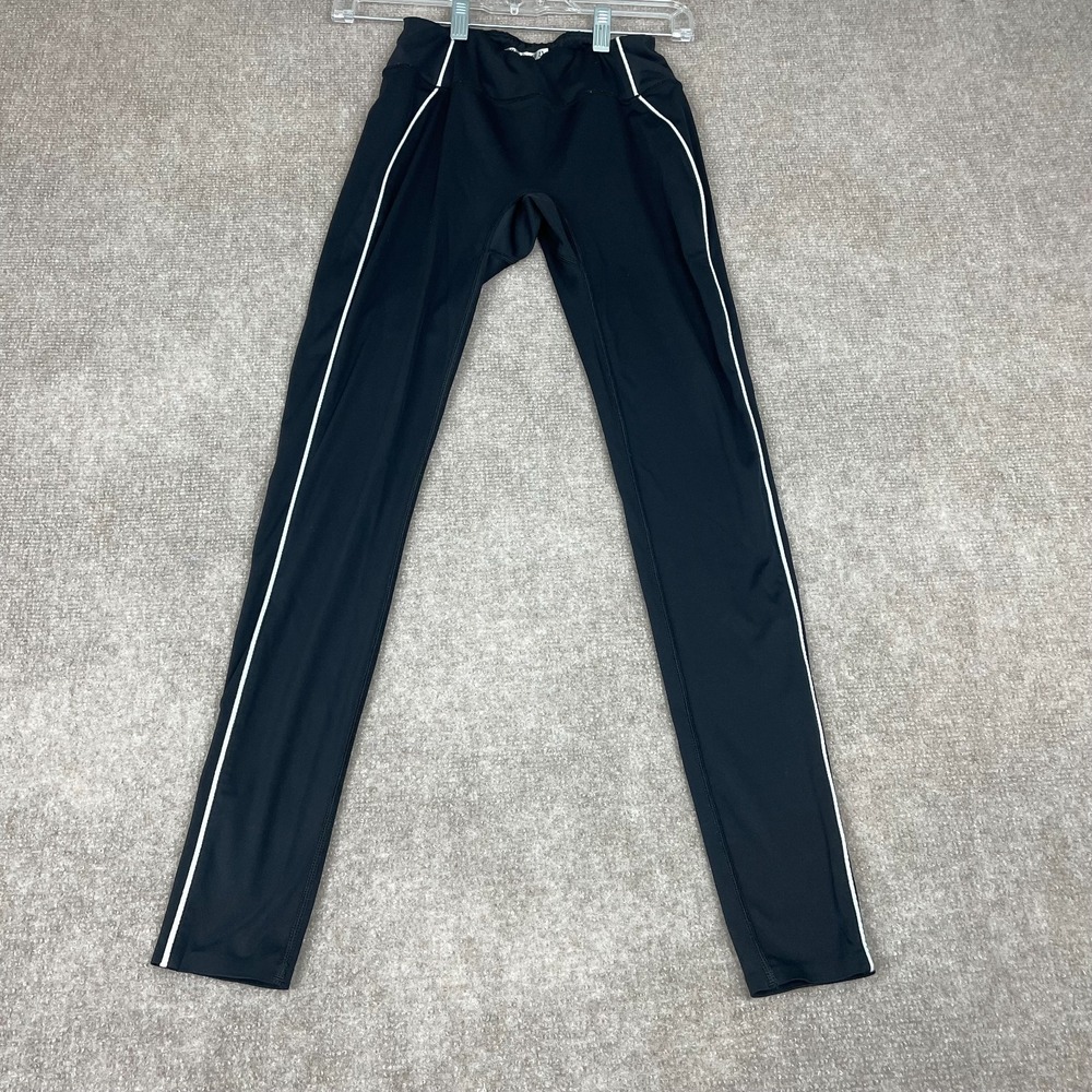 Forever 21 Leggings Womens XS Black High Waisted Workout Yoga Moisture Wicking